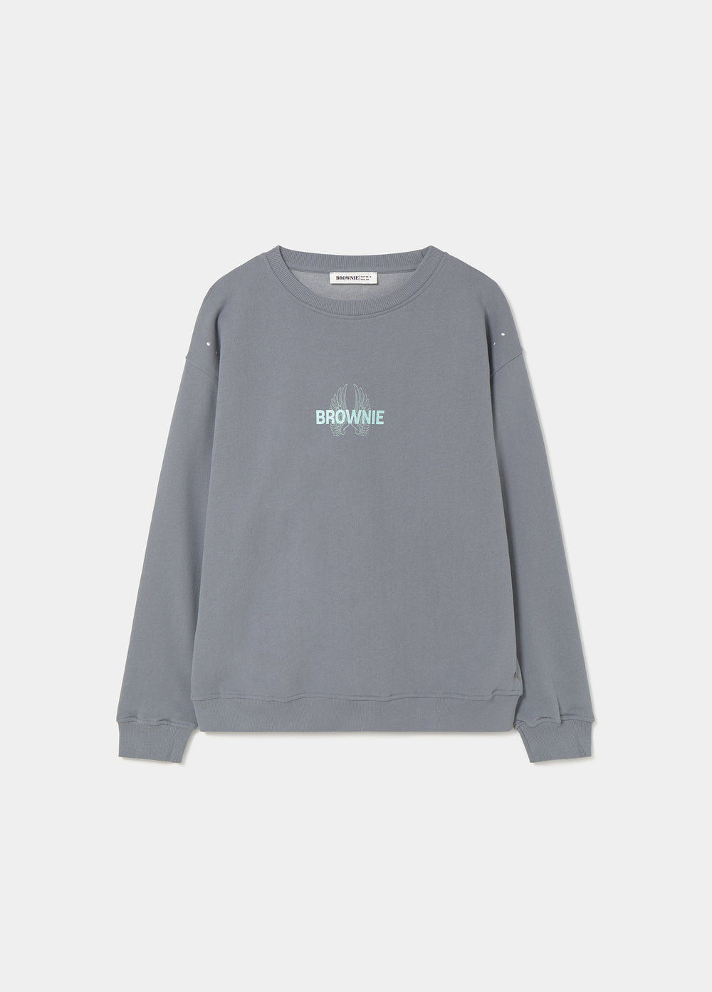 Sudadera print alas glitter