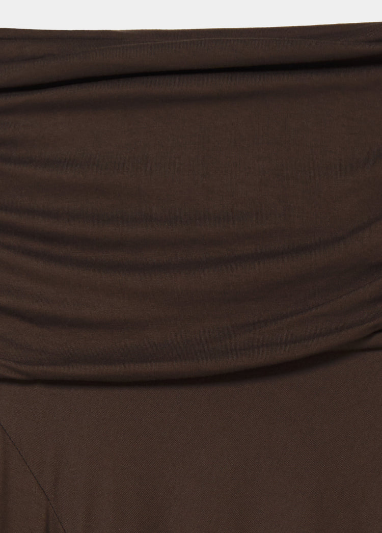 Jupe asymétrique à ceinture