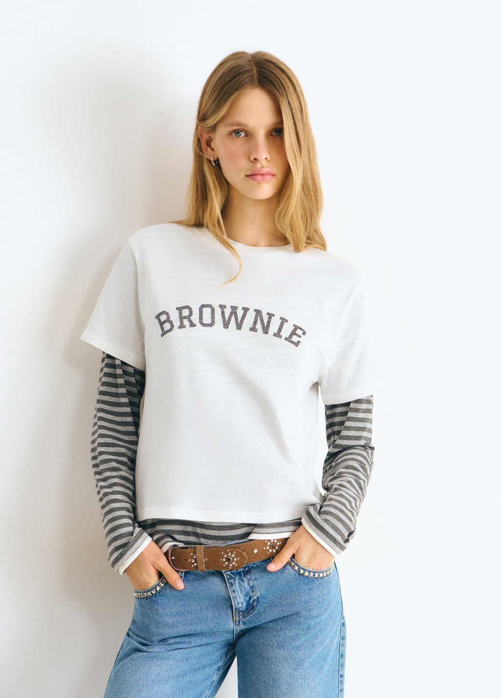 Brownie Text T-Shirt
