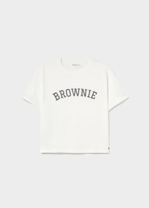 Camiseta texto brownie