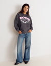 Sudadera capucha print alas