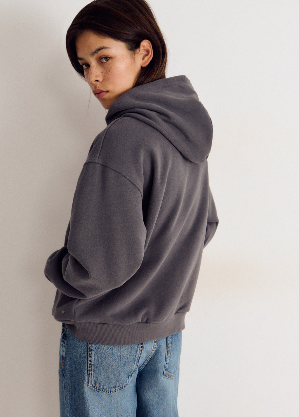 Sudadera capucha print alas