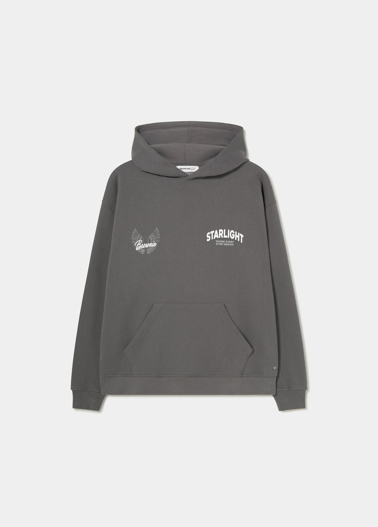 Hoodie with sequin print
