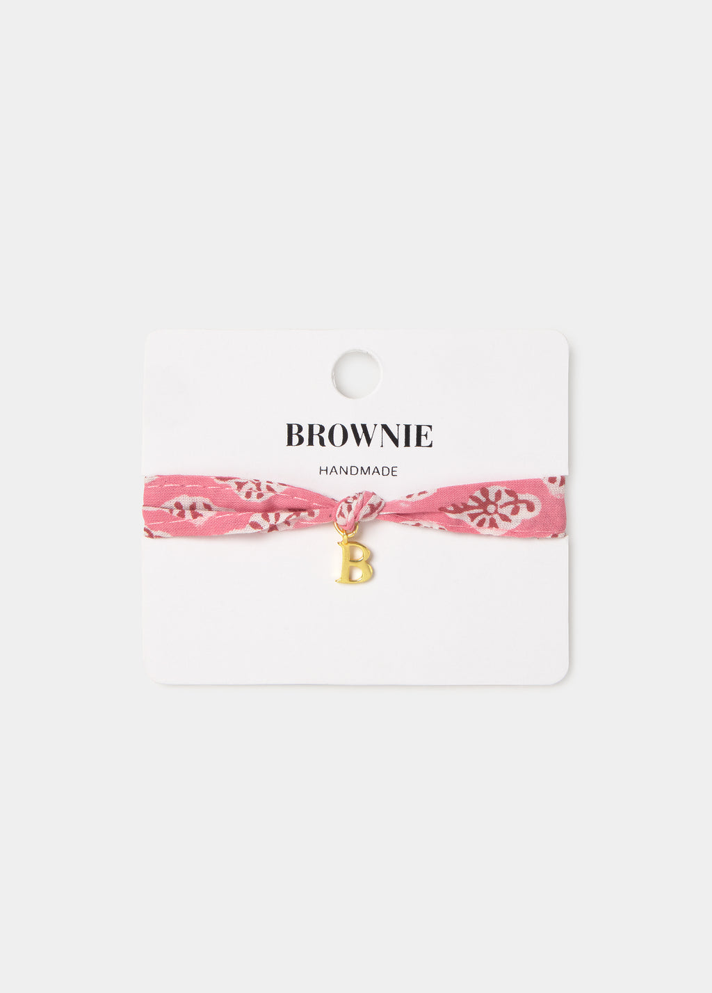Initial B bracelet