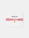 Initial B bracelet