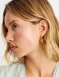 Pendientes aro estrellas