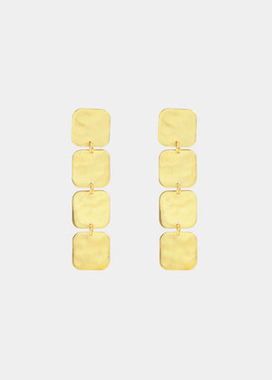 Square drop earrings