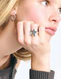 Bague sigillaire étoile