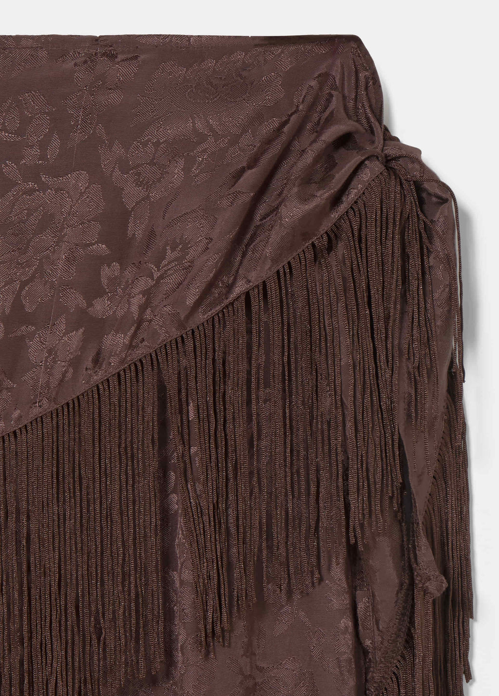 Trouser harem with fringed scarf