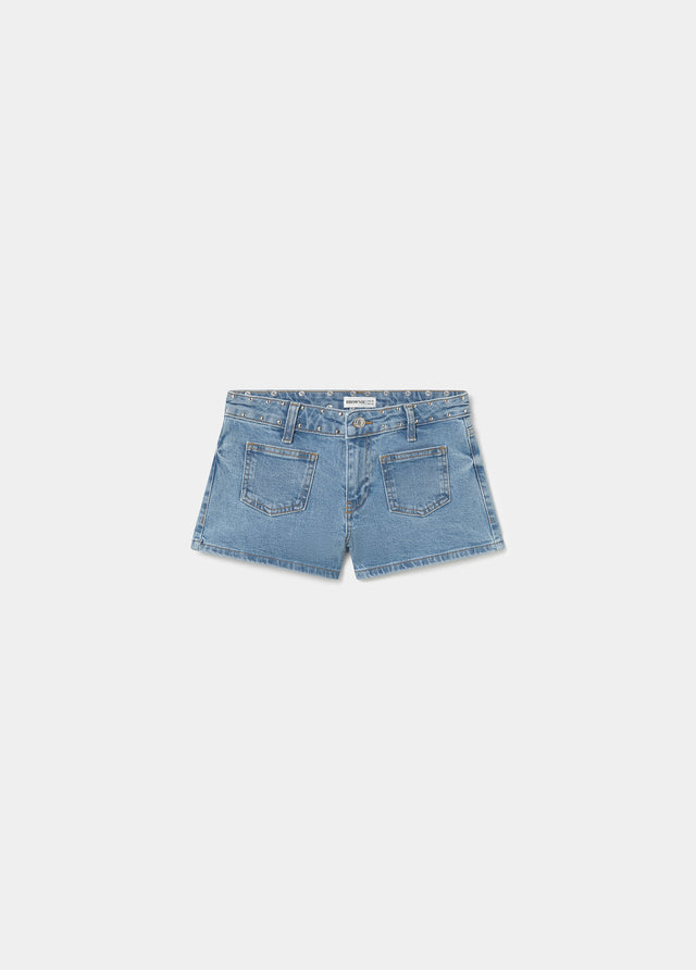 Short tachas con estrellas patch