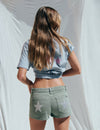 Short tachas y glitter