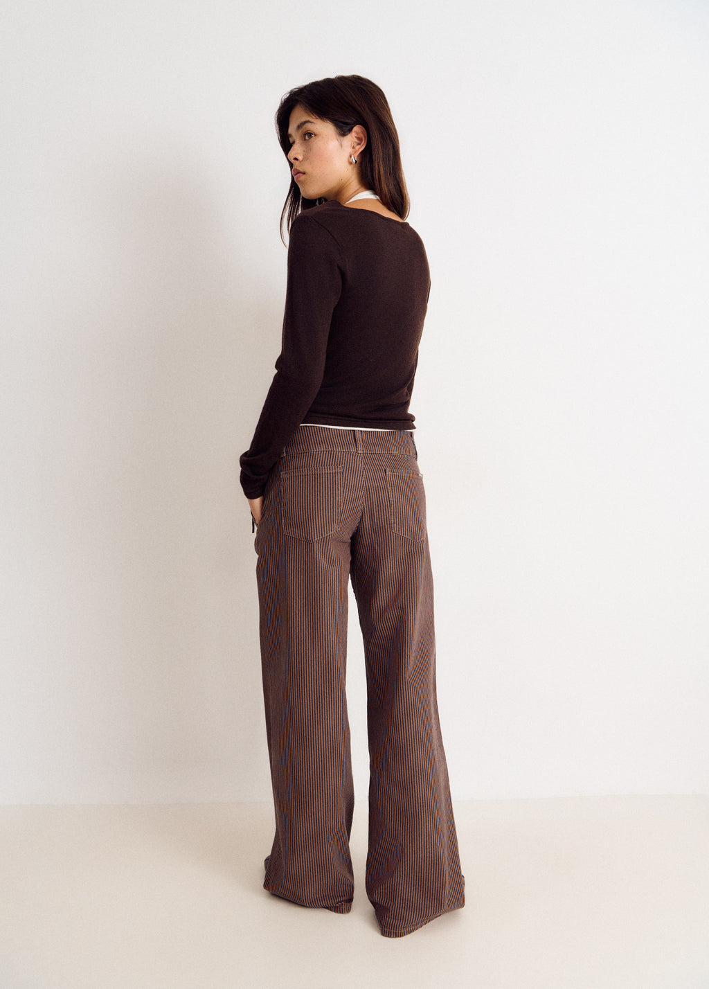 Hose mit breitem Bund