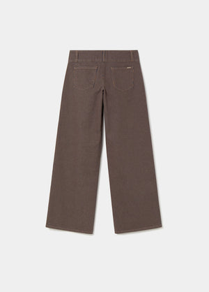 Wide-waist trousers