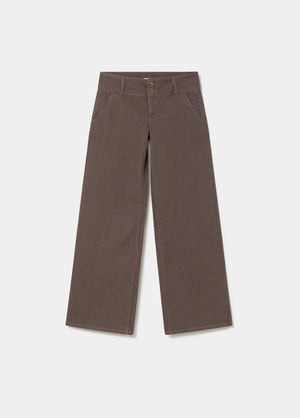 Wide-waist trousers
