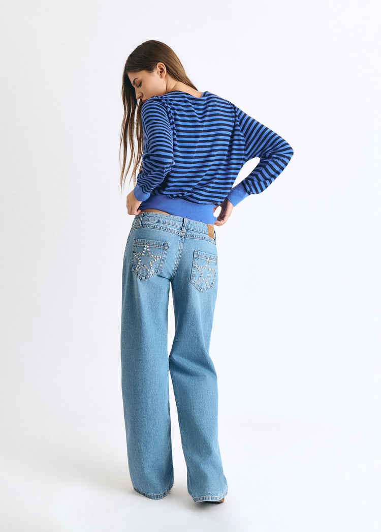 Star-studded jeans