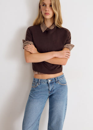 Jeans mit Sternnieten