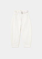 Studded belt trousers