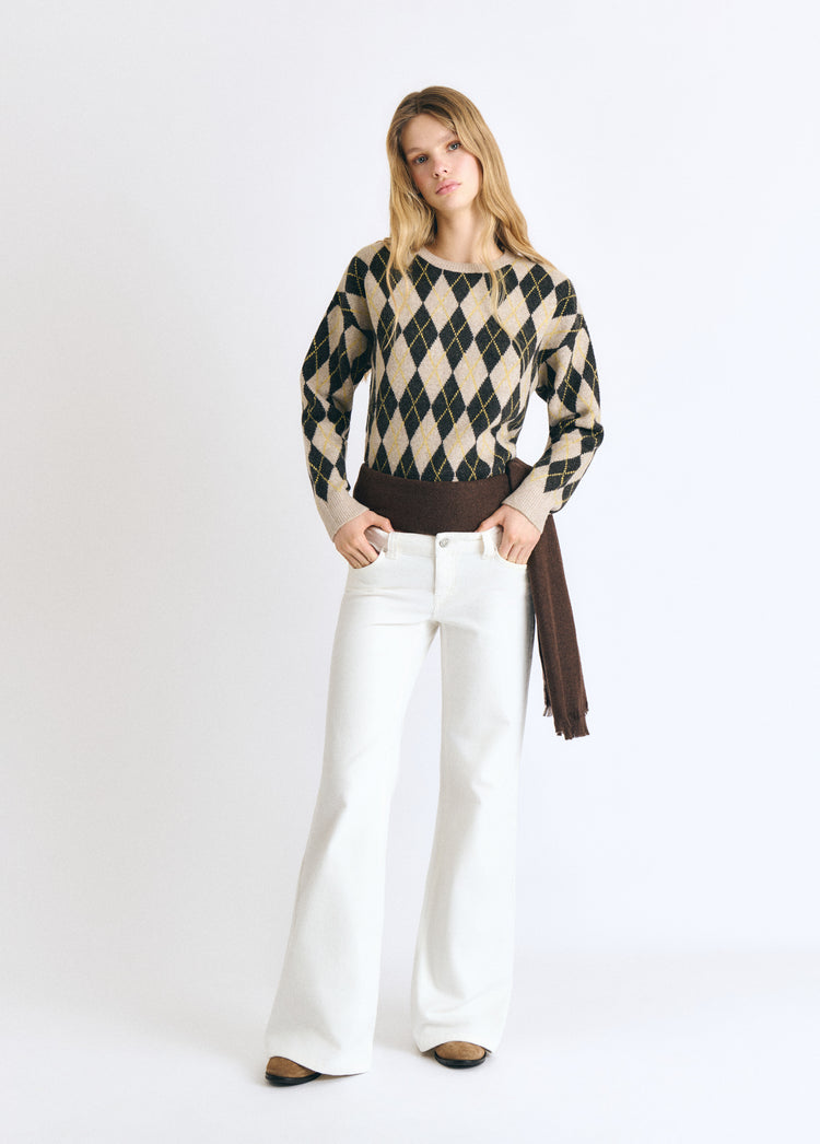 Microcorduroy trousers