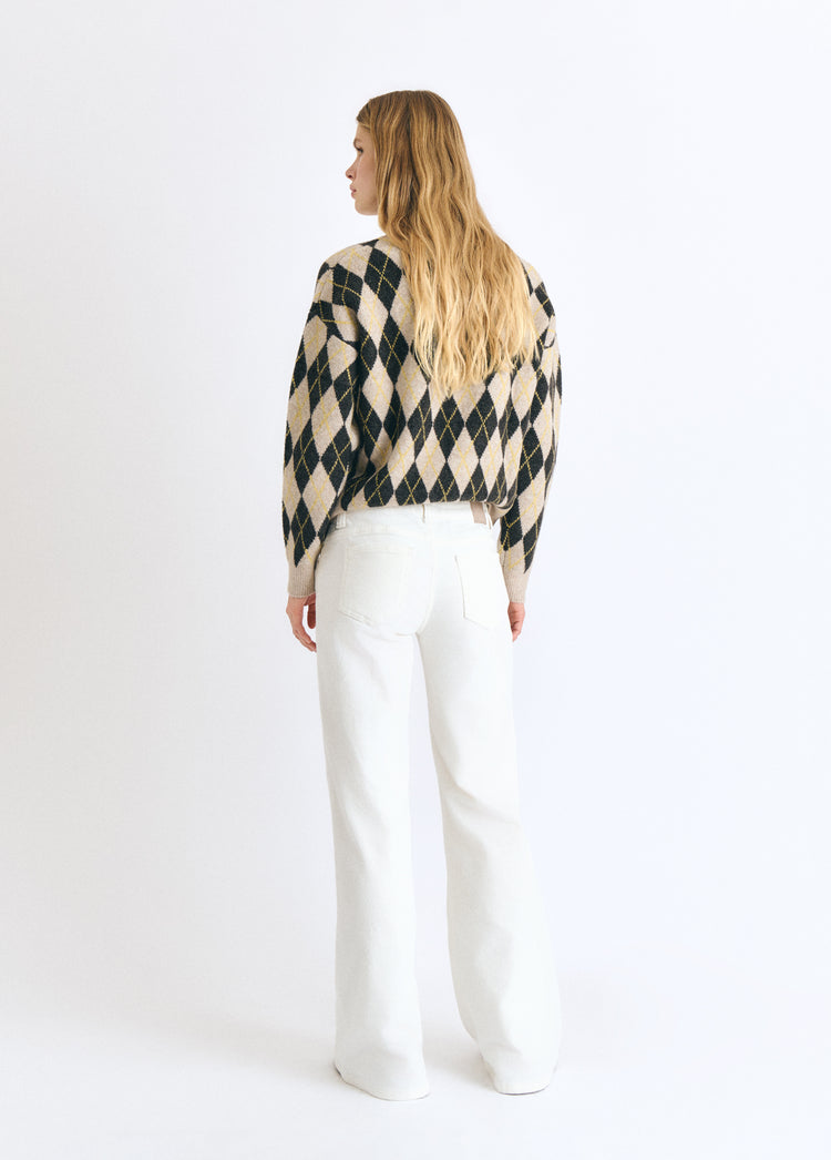 Microcorduroy trousers