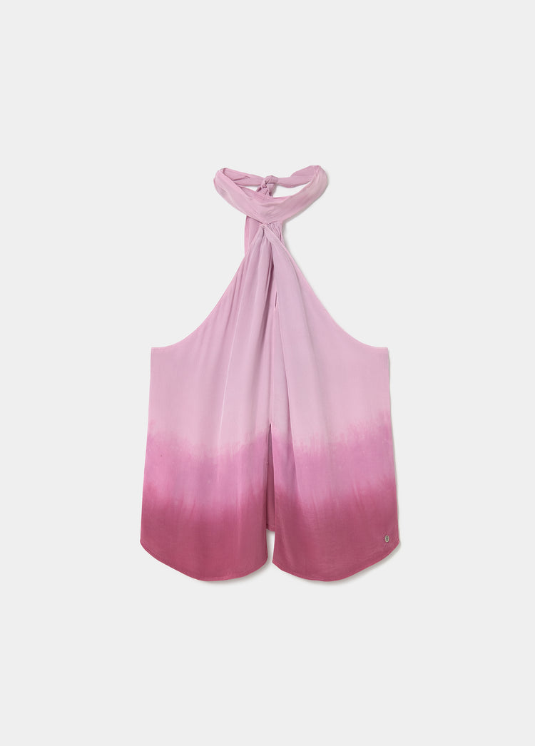 Top halter nudo