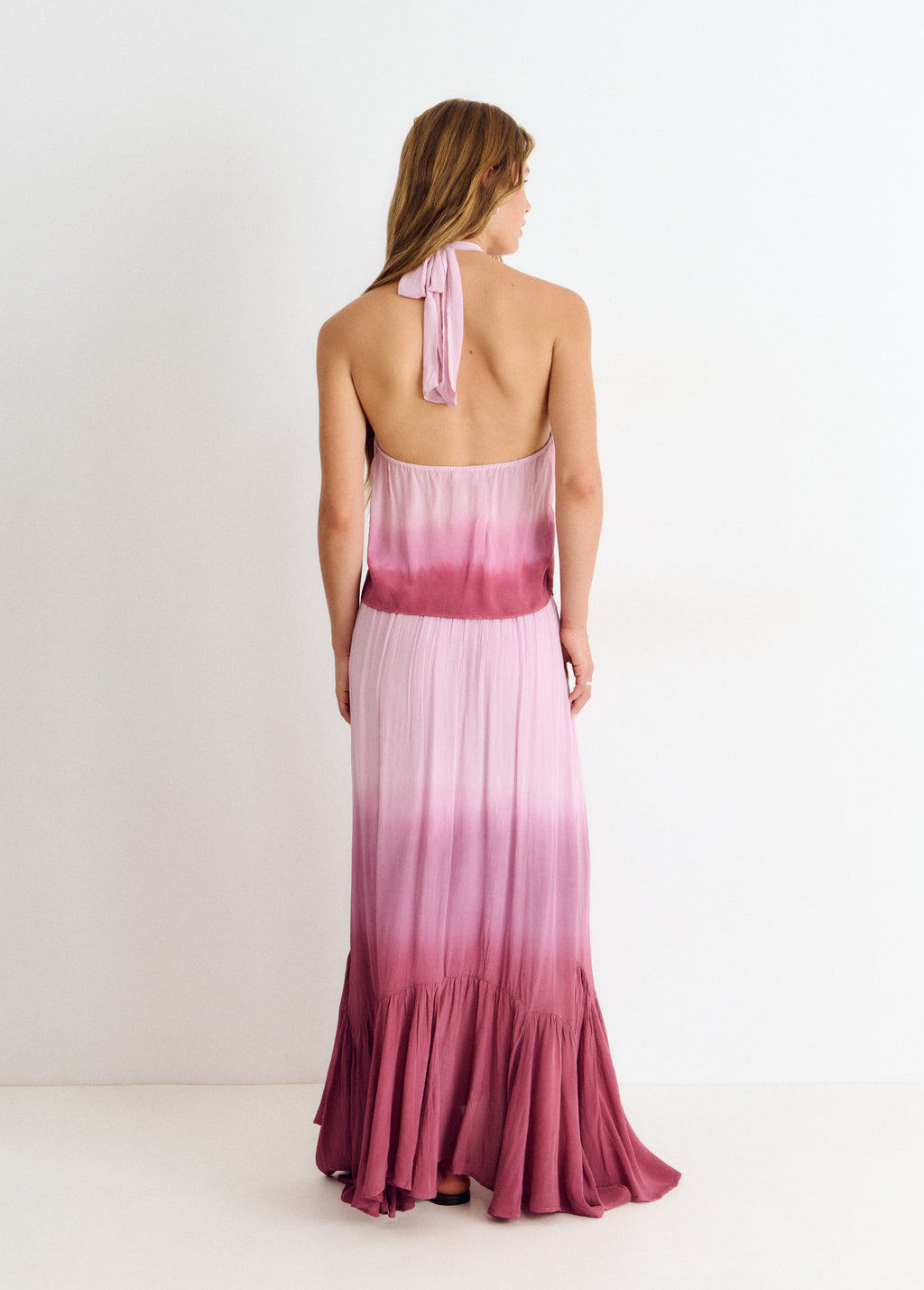Top halter nudo