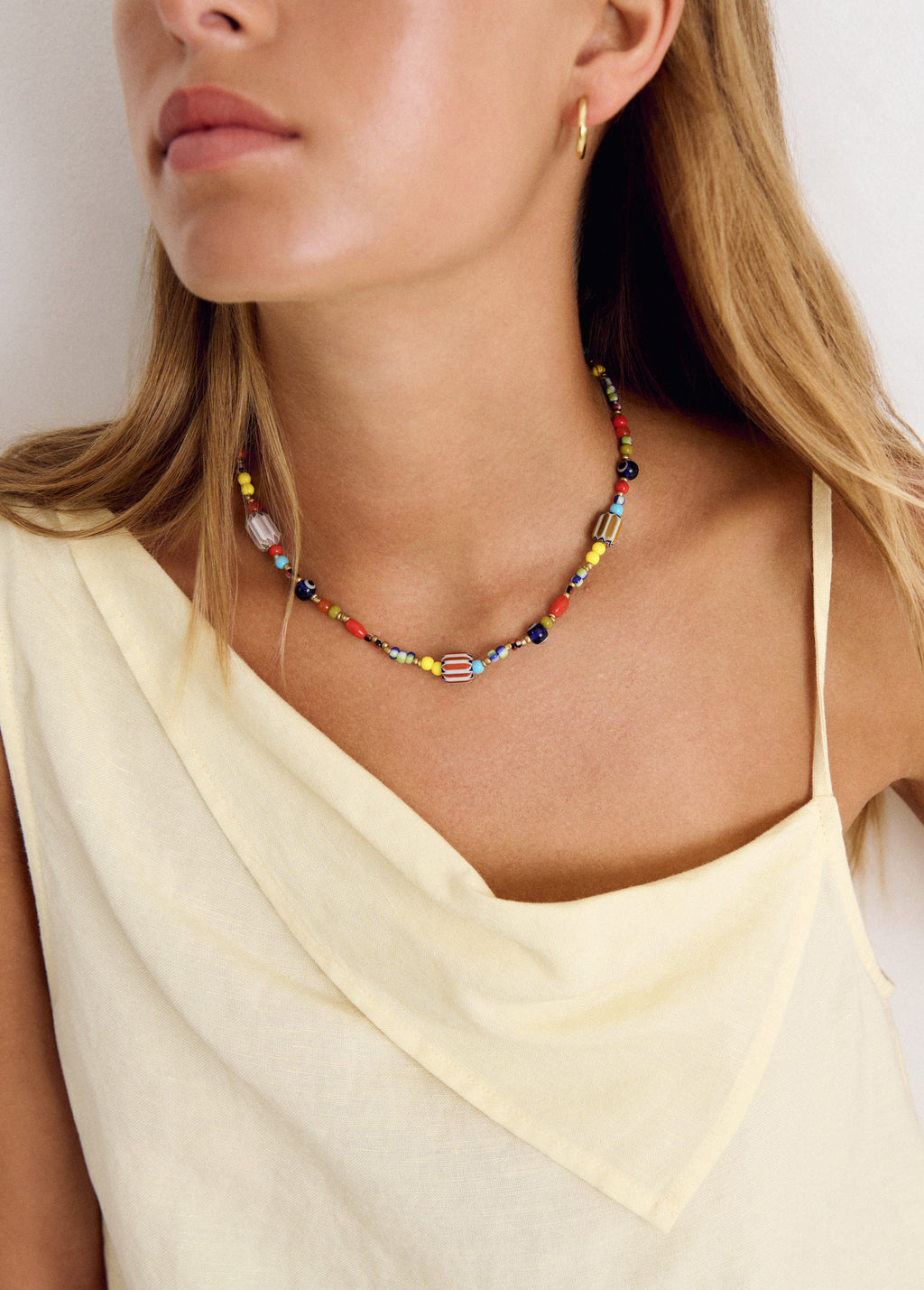 Collar beads multicolor