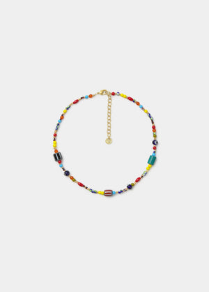 Collar beads multicolor