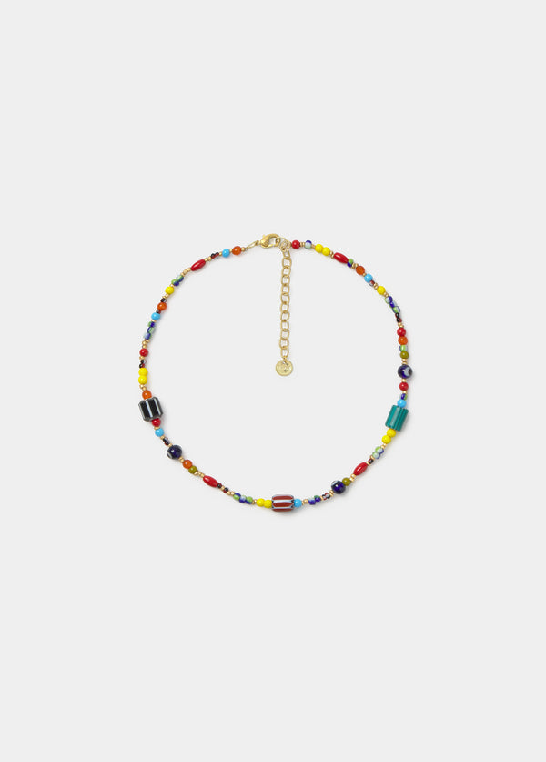 Collar beads multicolor