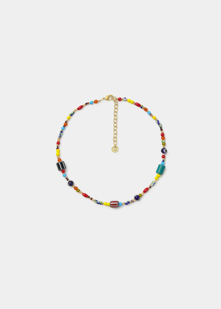 Collar beads multicolor