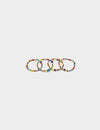 Pack bracelets perles multicolores