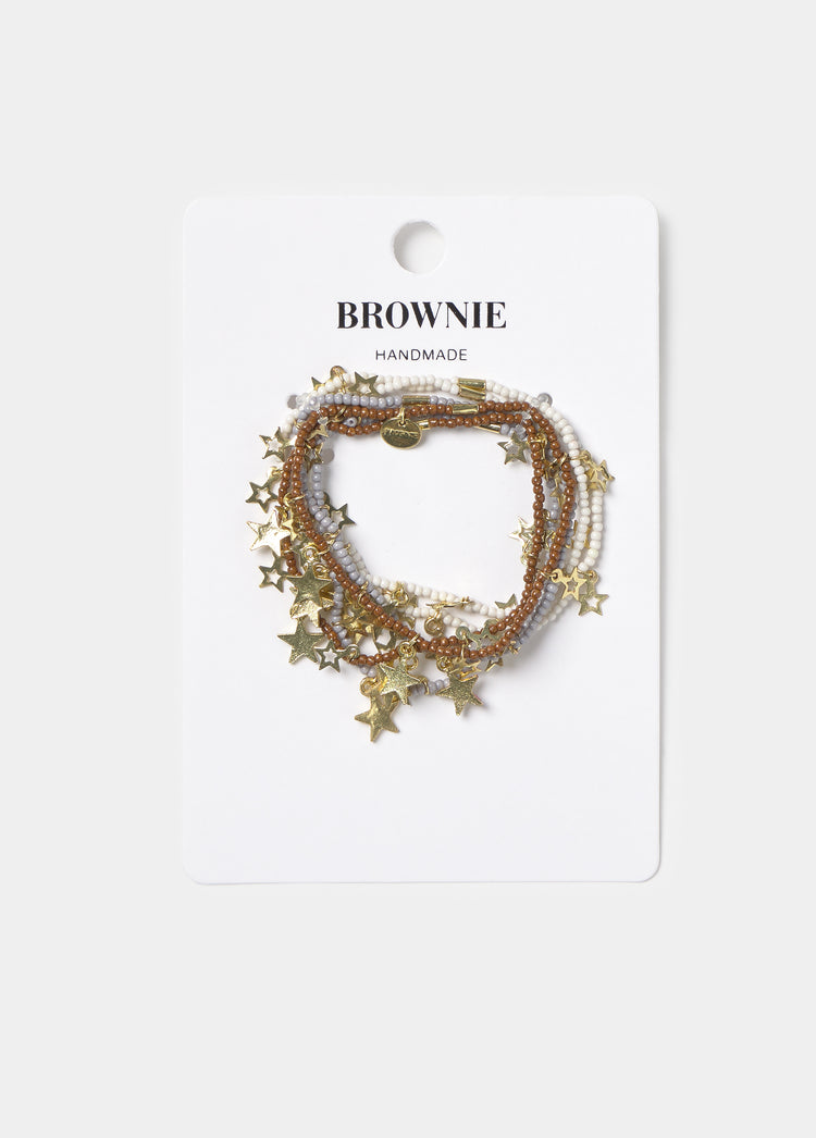 Pack de 6 bracelets étoiles