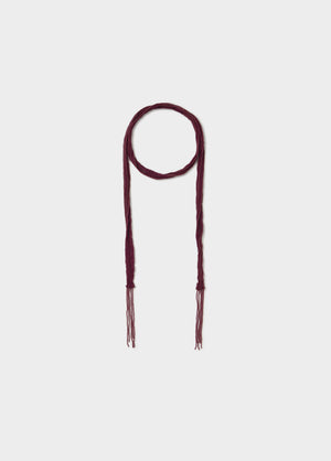 Embroidered necklace