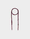 Embroidered necklace