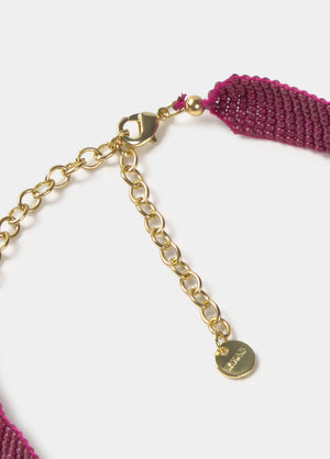 Choker details beads