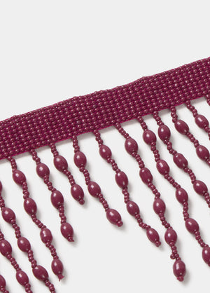 Choker details beads