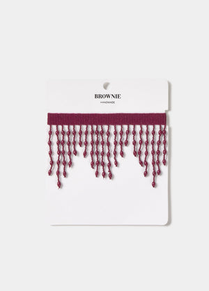 Choker details beads