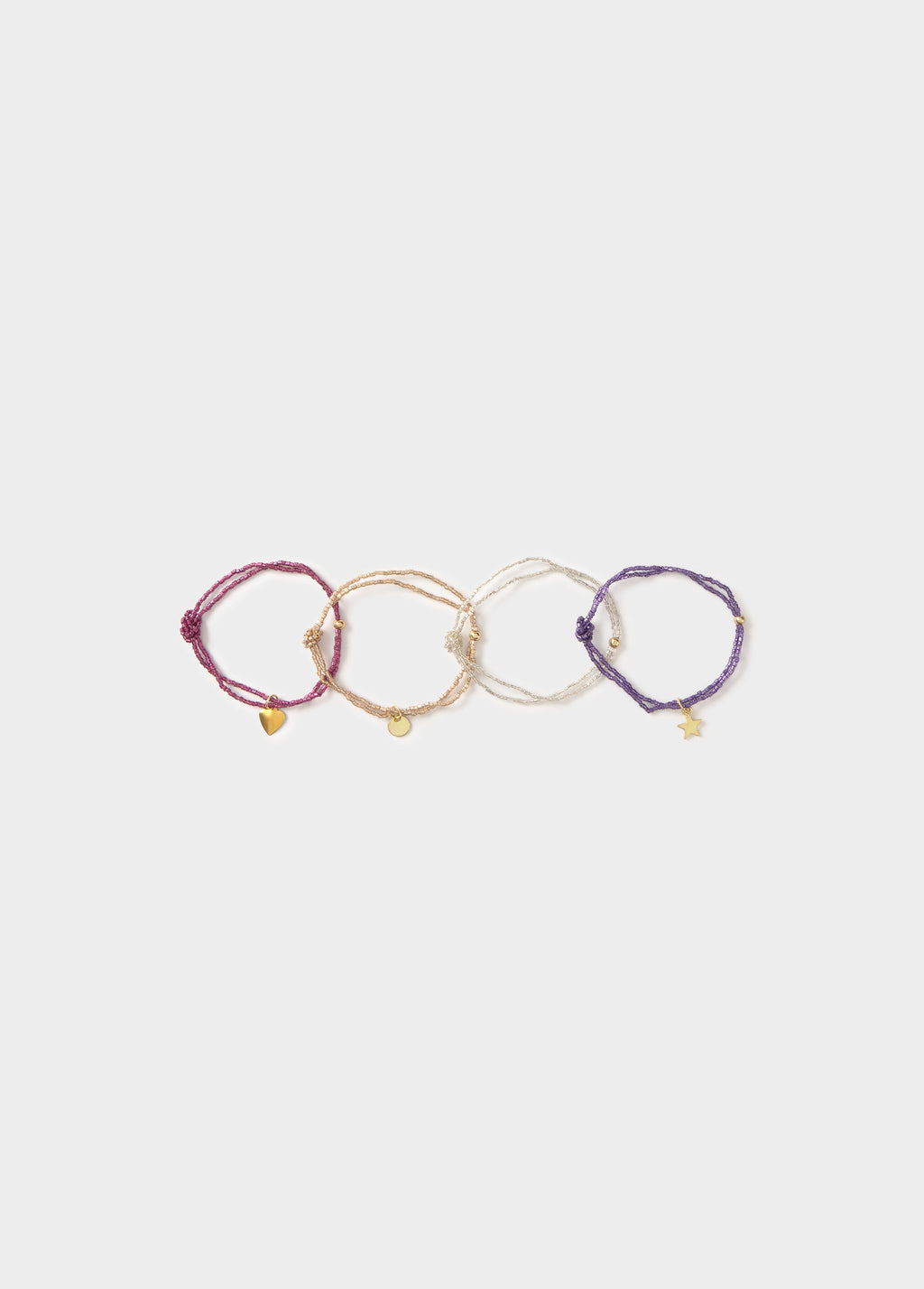 Pack pulseras beads charms