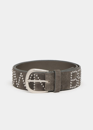 Suede belt