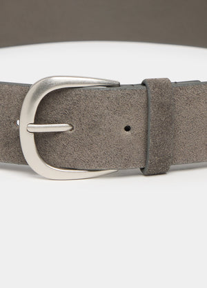 Suede belt