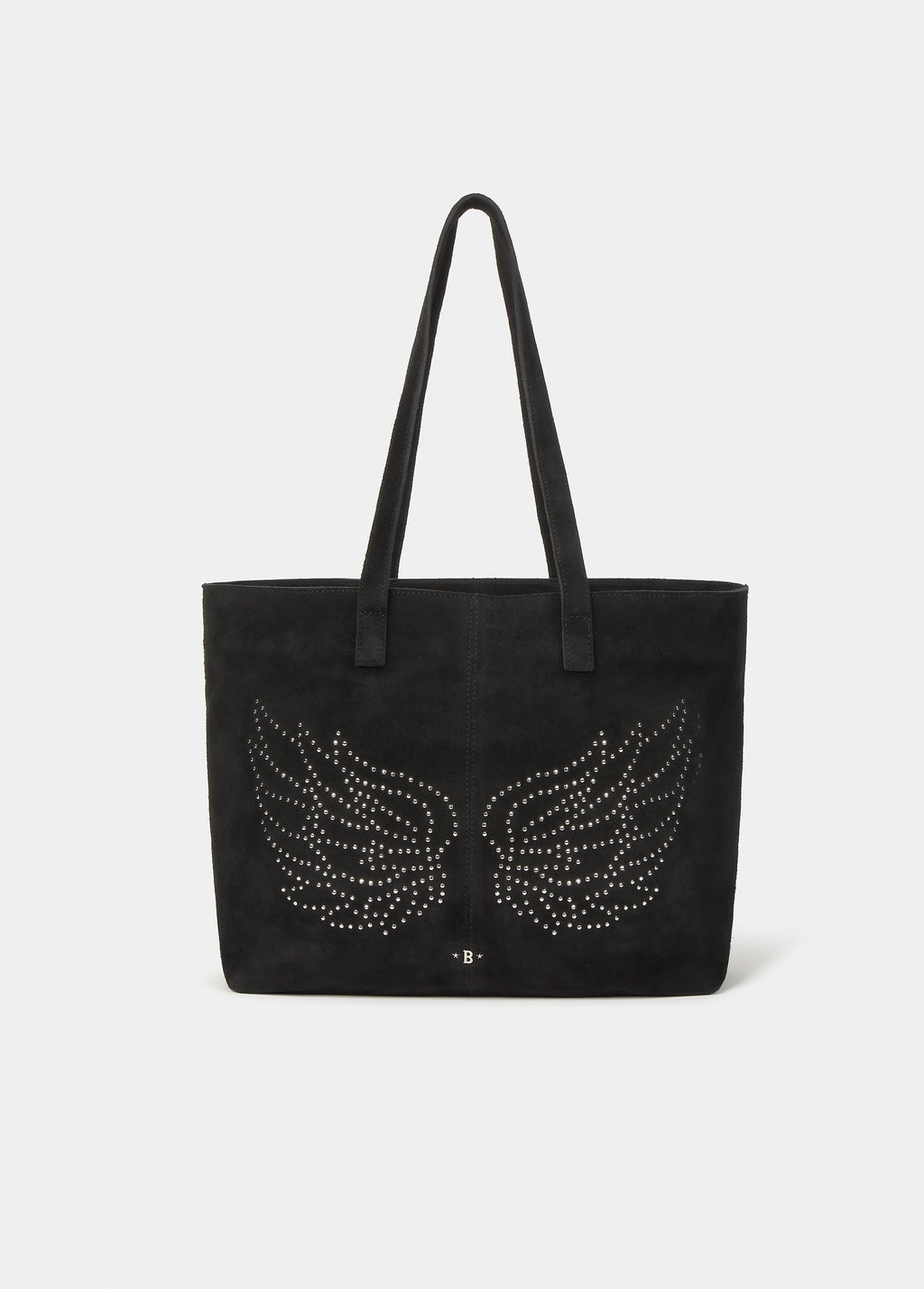 Sac cabas avec ailes et clous métalliques