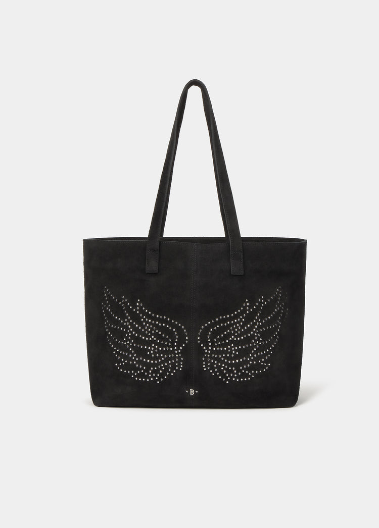 Bolso shopper alas tachas