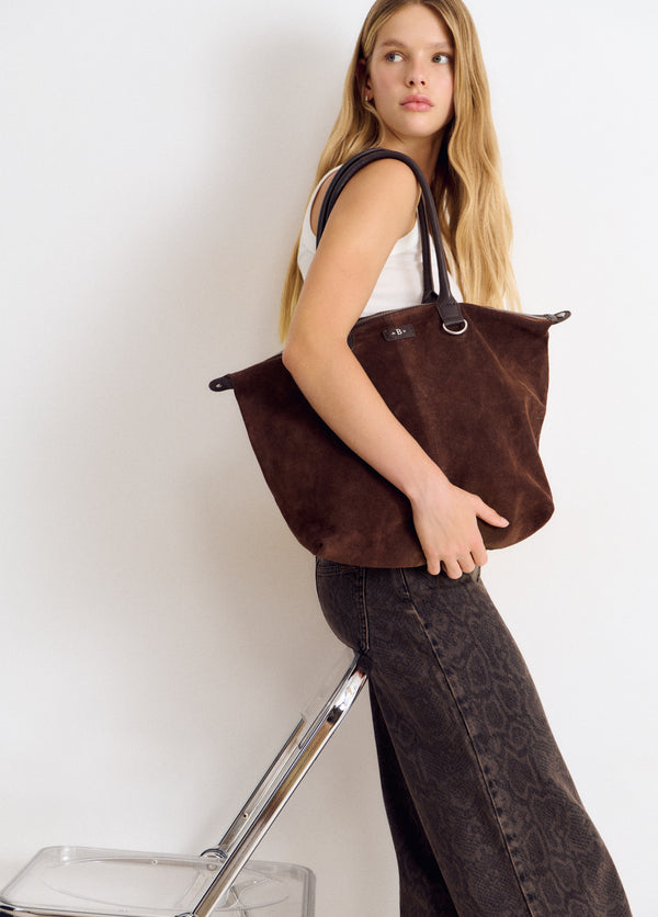 Bolso shopper serraje