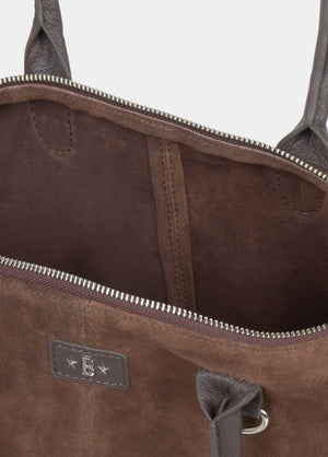 Bolso shopper serraje