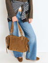Bolso shopper fruncido