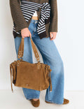 Bolso shopper fruncido