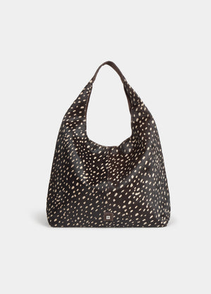 Bolso hombro piel animal print