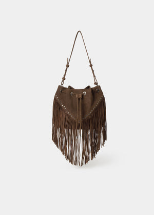 Sac seau à franges