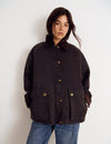 Chaqueta encerada con chaleco borrego