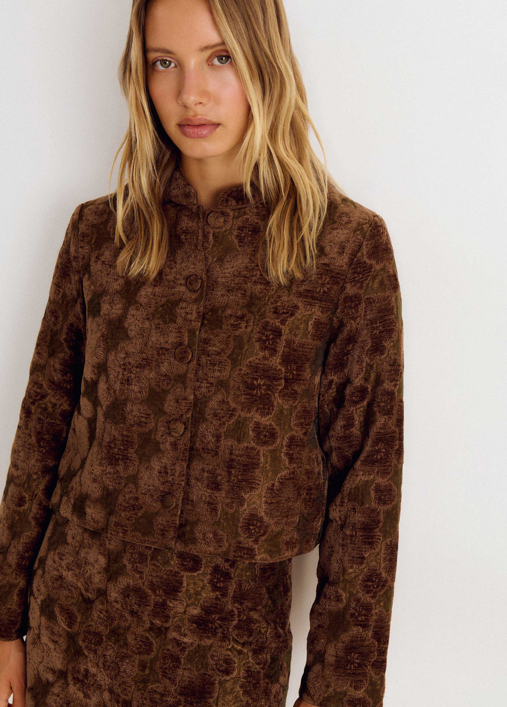 Short floral jacket