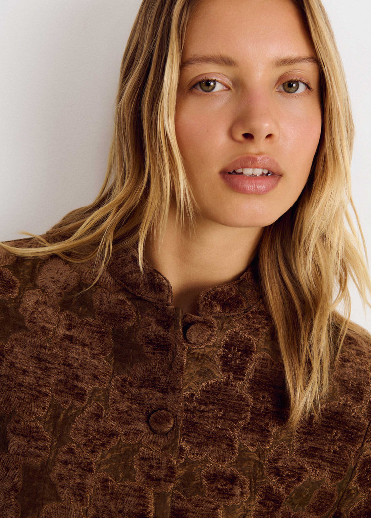 Short floral jacket
